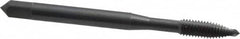 OSG - #10-32 UNF, 2 Flute, Oxide Finish, High Speed Steel Spiral Point Tap - Plug Chamfer, Right Hand Thread, 2-3/8" OAL, 7/8" Thread Length, 0.194" Shank Diam, 3B Class of Fit, Series 105 - Exact Tooling