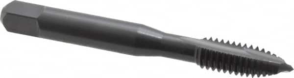 OSG - 5/16-18 UNC, 2 Flute, Oxide Finish, High Speed Steel Spiral Point Tap - Plug Chamfer, Right Hand Thread, 2-23/32" OAL, 1-1/8" Thread Length, 0.318" Shank Diam, 3B Class of Fit, Series 105 - Exact Tooling