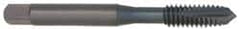 OSG - #5-40 UNC, 2 Flute, Bright Finish, High Speed Steel Spiral Point Tap - Plug Chamfer, Right Hand Thread, 1-15/16" OAL, 5/8" Thread Length, 0.141" Shank Diam, 2B/3B Class of Fit, Series 105A - Exact Tooling