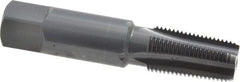 OSG - 1/8-27 NPT Thread, 4 Flute Standard Pipe Tap - 2-1/8" OAL, 3/4" Thread Length, 7/16" Shank Diam, Oxide Finish, High Speed Steel - Exact Tooling