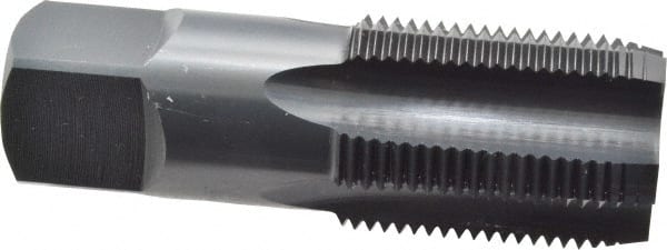 OSG - 1 - 11-1/2 NPS Thread, 5 Flute Standard Pipe Tap - 3-3/4" OAL, 1-3/4" Thread Length, 1-1/8" Shank Diam, Oxide Finish, High Speed Steel - Exact Tooling