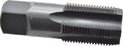 OSG - 1 - 11-1/2 NPS Thread, 5 Flute Standard Pipe Tap - 3-3/4" OAL, 1-3/4" Thread Length, 1-1/8" Shank Diam, Oxide Finish, High Speed Steel - Exact Tooling