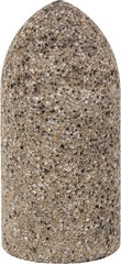 Grier Abrasives - Type 16, 1-1/2" Max Diam, 3" Head Thickness, 16 Grit Cone - Aluminum Oxide, Very Coarse Grade, 3/8-24 Shank Thread - Exact Tooling