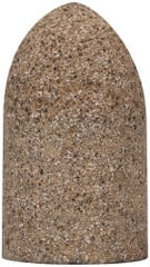 Grier Abrasives - Type 16, 1-3/4" Max Diam, 3" Head Thickness, 20 Grit Cone - Aluminum Oxide, Very Coarse Grade, 5/8-11 Shank Thread - Exact Tooling