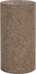 Grier Abrasives - Type 18, 2" Max Diam, 4" Head Thickness, 20 Grit Square Tip Plug - Aluminum Oxide, Very Coarse Grade, 5/8-11 Shank Thread - Exact Tooling