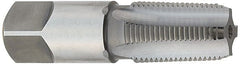 OSG - 1/8-27 NPTF Thread, 4 Flute Standard Pipe Tap - 2-1/8" OAL, 3/4" Thread Length, 5/16" Shank Diam, Bright Finish, High Speed Steel - Exact Tooling