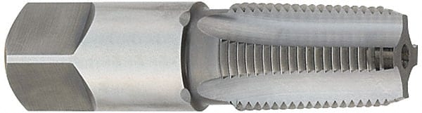 OSG - 1-1/4 - 11-1/2 NPTF Thread, 5 Flute Standard Pipe Tap - 4" OAL, 1-3/4" Thread Length, 1-5/16" Shank Diam, Oxide Finish, High Speed Steel - Exact Tooling