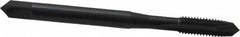 OSG - M5x0.80 Metric Coarse, 2 Flute, Oxide Finish, High Speed Steel Spiral Point Tap - Plug Chamfer, Right Hand Thread, 2-3/8" OAL, 7/8" Thread Length, 0.194" Shank Diam, 6H Class of Fit, Series 142 - Exact Tooling
