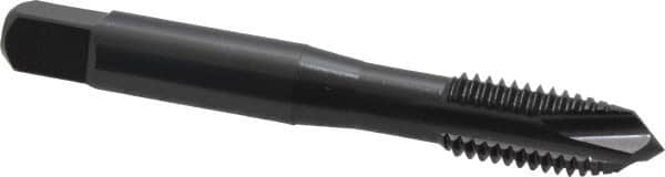 OSG - M10x1.50 Metric Coarse, 3 Flute, Oxide Finish, High Speed Steel Spiral Point Tap - Plug Chamfer, Right Hand Thread, 2-15/16" OAL, 1-1/4" Thread Length, 0.381" Shank Diam, 6H Class of Fit, Series 142 - Exact Tooling