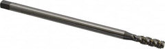 OSG - 5/16-18 UNC 3 Flute H3 Bright Finish High Speed Steel Spiral Flute Extension Tap - Bottoming Chamfer, 6" OAL, 3B Class of Fit - Exact Tooling