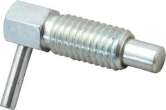 Gibraltar - 1/2-13, 0.85" Thread Length, 0.31" Plunger Diam, 0.5 Lb Init to 2 Lb Final End Force, Steel Locking L Handle Plunger - 1-1/2" Body Length, 1" Length Under Head, 0.4" Plunger Projection - Exact Tooling