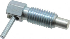 Gibraltar - 5/8-11, 1.07" Thread Length, 0.38" Plunger Diam, 0.75 Lb Init to 2.5 Lb Final End Force, Steel Locking L Handle Plunger - 1.88" Body Length, 1-1/4" Length Under Head, 1/2" Plunger Projection - Exact Tooling