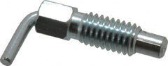 Gibraltar - 3/8-16, 0.62" Thread Length, 1/4" Plunger Diam, 0.25 Lb Init to 1.25 Lb Final End Force, Steel L Handle Plunger - 1.13" Body Length, 3/4" Length Under Head, 0.3" Plunger Projection - Exact Tooling