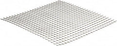 Value Collection - 16 Gage, 0.063 Inch Wire Diameter, 2 x 2 Mesh per Linear Inch, Stainless Steel, Welded Fabric Wire Cloth - 0.437 Inch Opening Width, 12 Inch Wide x 12 Inch Stock Length - Exact Tooling