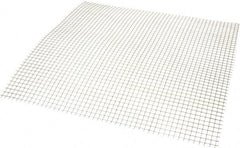 Value Collection - 21 Gage, 0.032 Inch Wire Diameter, 4 x 4 Mesh per Linear Inch, Stainless Steel, Welded Fabric Wire Cloth - 0.218 Inch Opening Width, 12 Inch Wide x 12 Inch Stock Length - Exact Tooling