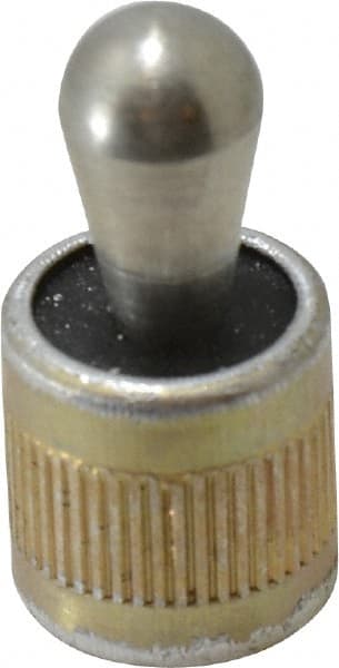Vlier - 1/2" Body Diam, 0.53" Body Length, 0.31" Nose Diam, 0.51" Nose Length, Spring Locating Pin - 45 Lb Final End Force, Aluminum Body, Alloy Steel Nose - Exact Tooling