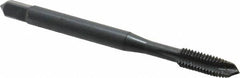 OSG - #10-32 UNF, 3 Flute, Oxide Finish, Vanadium High Speed Steel Spiral Point Tap - Plug Chamfer, Right Hand Thread, 2-3/8" OAL, 7/8" Thread Length, 0.194" Shank Diam, 3B Class of Fit, Series 300 - Exact Tooling