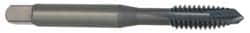 OSG - #10-32 UNF, 3 Flute, Oxide Finish, Vanadium High Speed Steel Spiral Point Tap - Plug Chamfer, Right Hand Thread, 2-3/8" OAL, 7/8" Thread Length, 0.194" Shank Diam - Exact Tooling