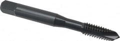 OSG - 5/16-18 UNC, 3 Flute, Oxide Finish, Vanadium High Speed Steel Spiral Point Tap - Plug Chamfer, Right Hand Thread, 2-23/32" OAL, 1-1/8" Thread Length, 0.318" Shank Diam, 2B Class of Fit, Series 300 - Exact Tooling