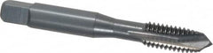 OSG - 3/8-16 UNC, 3 Flute, Oxide Finish, Vanadium High Speed Steel Spiral Point Tap - Plug Chamfer, Right Hand Thread, 2-15/16" OAL, 1-1/4" Thread Length, 0.381" Shank Diam, 2B Class of Fit, Series 300 - Exact Tooling