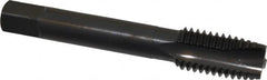 OSG - 5/8-11 UNC, 3 Flute, Oxide Finish, Vanadium High Speed Steel Spiral Point Tap - Plug Chamfer, Right Hand Thread, 3-13/16" OAL, 1-13/16" Thread Length, 0.48" Shank Diam, 3B Class of Fit, Series 300 - Exact Tooling