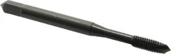 OSG - #6-32 UNC, H3, 3 Flutes, Plug Chamfer, Oxide Finish, Vanadium High Speed Steel Spiral Point STI Tap - 2" OAL, 0.141" Shank Diam, 11/16" Thread Length, 0.11" Square Size, Series 301 - Exact Tooling