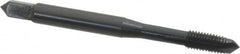 OSG - #8-32 UNC, H2, 3 Flutes, Plug Chamfer, Oxide Finish, Vanadium High Speed Steel Spiral Point STI Tap - 2-1/8" OAL, 0.168" Shank Diam, 3/4" Thread Length, 0.131" Square Size, Series 301 - Exact Tooling