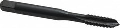 OSG - #10-32 UNF, H2, 3 Flutes, Plug Chamfer, Oxide Finish, Vanadium High Speed Steel Spiral Point STI Tap - 2-3/8" OAL, 0.194" Shank Diam, 7/8" Thread Length, 0.152" Square Size, Series 301 - Exact Tooling