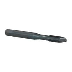 OSG - #10-32 UNF, H3, 3 Flutes, Plug Chamfer, Oxide Finish, Vanadium High Speed Steel Spiral Point STI Tap - 2-1/2" OAL, 0.255" Shank Diam, 1" Thread Length, 0.191" Square Size, 3B Class of Fit, Series 301 - Exact Tooling