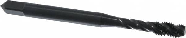OSG - #10-32 UNF 3 Flute Modified Bottoming Spiral Flute Tap - Vanadium High Speed Steel, Oxide Finish, 2-3/8" OAL, Right Hand Flute, Right Hand Thread, Oversize, H5, Series 303 - Exact Tooling