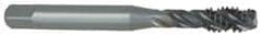 OSG - #4-40 UNC 2 Flute Bottoming Spiral Flute Tap - Vanadium High Speed Steel, Oxide Finish, 1-7/8" OAL, Right Hand Flute, Right Hand Thread, H5, Series 303 - Exact Tooling