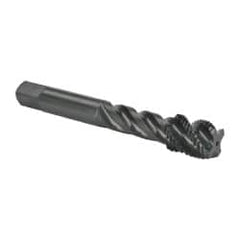 OSG - 9/16-18 UNF 4 Flute Modified Bottoming Spiral Flute Tap - Vanadium High Speed Steel, Oxide Finish, 3-19/32" OAL, Right Hand Flute, Right Hand Thread, H3, Series 303 - Exact Tooling