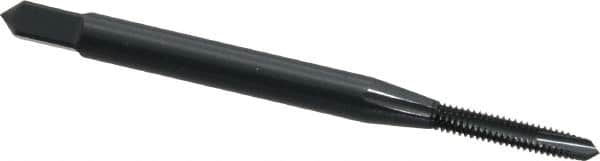 OSG - #2-56 UNC, 2 Flute, Oxide Finish, Powdered Metal Spiral Point Tap - Plug Chamfer, Right Hand Thread, 1-3/4" OAL, 7/16" Thread Length, 0.141" Shank Diam, 2B Class of Fit, Series 312 - Exact Tooling