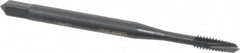 OSG - #4-40 UNC, 2 Flute, Oxide Finish, Powdered Metal Spiral Point Tap - Plug Chamfer, Right Hand Thread, 1-7/8" OAL, 9/16" Thread Length, 0.141" Shank Diam, Series 312 - Exact Tooling