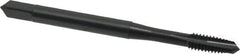 OSG - #8-32 UNC, 3 Flute, Oxide Finish, Powdered Metal Spiral Point Tap - Plug Chamfer, Right Hand Thread, 2-1/8" OAL, 3/4" Thread Length, 0.168" Shank Diam, Series 312 - Exact Tooling