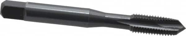 OSG - 5/16-24 UNF, 3 Flute, Oxide Finish, Powdered Metal Spiral Point Tap - Plug Chamfer, Right Hand Thread, 2-23/32" OAL, 1-1/8" Thread Length, 0.318" Shank Diam, 3B Class of Fit, Series 312 - Exact Tooling