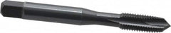OSG - 5/16-24 UNF, 3 Flute, Oxide Finish, Powdered Metal Spiral Point Tap - Plug Chamfer, Right Hand Thread, 2-23/32" OAL, 1-1/8" Thread Length, 0.318" Shank Diam, 3B Class of Fit, Series 312 - Exact Tooling