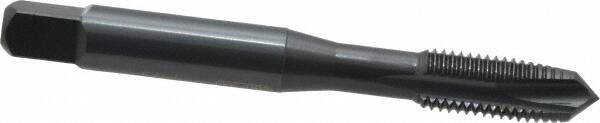 OSG - 5/16-24 UNF, 3 Flute, Oxide Finish, Powdered Metal Spiral Point Tap - Plug Chamfer, Right Hand Thread, 2-23/32" OAL, 1-1/8" Thread Length, 0.318" Shank Diam, 2B Class of Fit, Series 312 - Exact Tooling