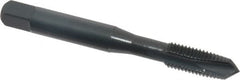 OSG - 5/16-24 UNF, 3 Flute, Oxide Finish, Powdered Metal Spiral Point Tap - Plug Chamfer, Right Hand Thread, 2-23/32" OAL, 1-1/8" Thread Length, 0.318" Shank Diam, Series 312 - Exact Tooling