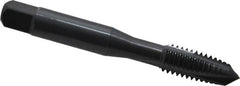 OSG - 3/8-16 UNC, 3 Flute, Oxide Finish, Powdered Metal Spiral Point Tap - Plug Chamfer, Right Hand Thread, 2-15/16" OAL, 1-1/4" Thread Length, 0.381" Shank Diam, 3B Class of Fit, Series 312 - Exact Tooling