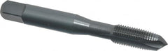 OSG - 3/8-24 UNF, 3 Flute, Oxide Finish, Powdered Metal Spiral Point Tap - Plug Chamfer, Right Hand Thread, 2-15/16" OAL, 1-1/4" Thread Length, 0.381" Shank Diam, 3B Class of Fit, Series 312 - Exact Tooling