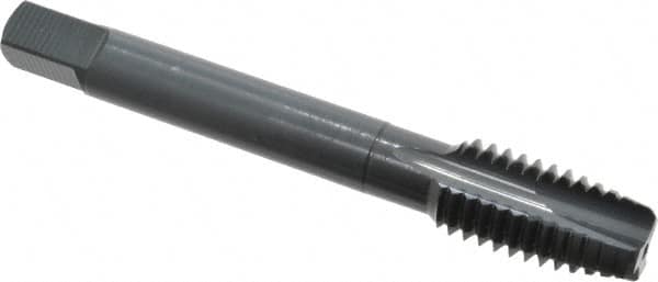 OSG - 1/2-13 UNC, 3 Flute, Oxide Finish, Powdered Metal Spiral Point Tap - Plug Chamfer, Right Hand Thread, 3-3/8" OAL, 1-21/32" Thread Length, 0.367" Shank Diam, 3B Class of Fit, Series 312 - Exact Tooling
