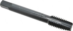 OSG - 1/2-13 UNC, 3 Flute, Oxide Finish, Powdered Metal Spiral Point Tap - Plug Chamfer, Right Hand Thread, 3-3/8" OAL, 1-21/32" Thread Length, 0.367" Shank Diam, 3B Class of Fit, Series 312 - Exact Tooling