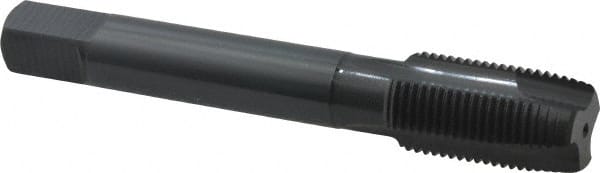 OSG - 5/8-18 UNF, 3 Flute, Oxide Finish, Powdered Metal Spiral Point Tap - Plug Chamfer, Right Hand Thread, 3-13/16" OAL, 1-13/16" Thread Length, 0.48" Shank Diam, 3B Class of Fit, Series 312 - Exact Tooling