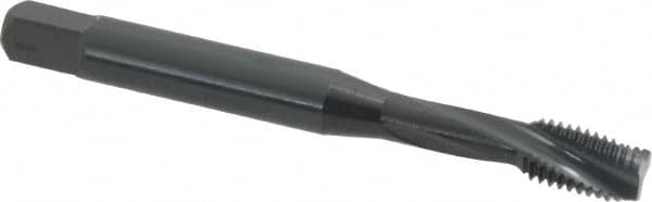 OSG - 1/4-28 UNF 3 Flute 3B Modified Bottoming Spiral Flute Tap - Powdered Metal, Oxide Finish, 2-1/2" OAL, Right Hand Flute, Right Hand Thread, H3, Series 313 - Exact Tooling