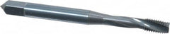 OSG - #8-32 UNC, 3 Flute, 15° Helix, Modified Bottoming Chamfer, Oxide Finish, Powdered Metal Spiral Flute STI Tap - Right Hand Flute, 2-1/8" OAL, 0.168" Shank Diam, 3/4" Thread Length, Series 315 - Exact Tooling