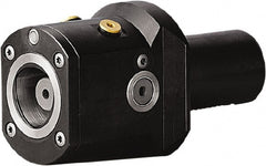 Seco - Right Hand Cut, C5 Modular Connection, Round Shank Lathe Modular Clamping Unit - 50mm Square Shank Diam, Series Seco-Capto VDI Straight DIN69880 Clamping Unit - Exact Tooling