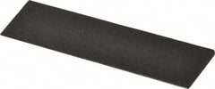 Made in USA - 4" Long x 1" Wide x 1/8" Thick, Aluminum Oxide Sharpening Stone - Knife, Coarse Grade - Exact Tooling