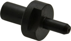 Gibraltar - 0.187" Nose Diam, 7/16" Nose Length, 5/8" Collar Diam, Slip Fit Round Straight Locating Pin - Low Carbon Steel, 5/16" Tail Diam, 1-3/16" OAL, +0.0000" Tolerance - Exact Tooling