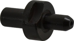 Gibraltar - 0.2495" Nose Diam, 7/16" Nose Length, 5/8" Collar Diam, Slip Fit Round Straight Locating Pin - Low Carbon Steel, 5/16" Tail Diam, 1-3/16" OAL, +0.0000" Tolerance - Exact Tooling